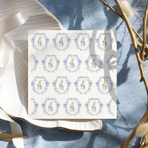 Serviette En Papier Baby shower de lapin Peter mignon