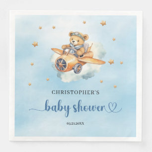 Serviette En Papier Baby shower de l'ours en peluche