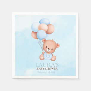 Serviette En Papier Baby shower de l'ours en peluche Boho