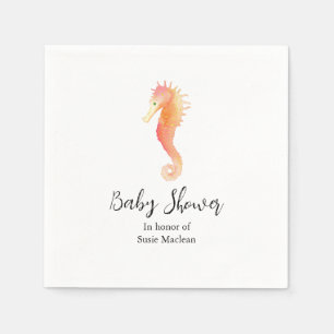 Serviette En Papier Baby shower de mer Napkin