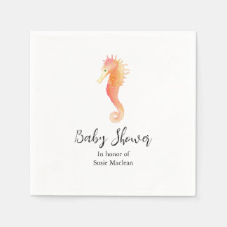 Serviette En Papier Baby shower de mer Napkin