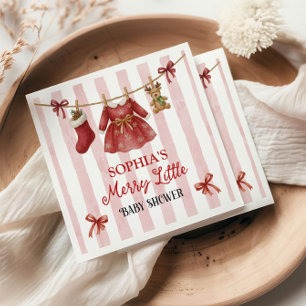 Serviette En Papier Baby Shower de Noël