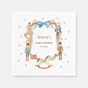 Serviette En Papier Baby shower de Noël Nutcracker