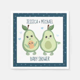 Serviette En Papier Baby shower de Saint-Guacamole d'Avocado