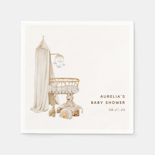 Serviette En Papier Baby shower de soins infirmiers Boho