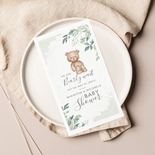 Serviette En Papier Baby shower des couples Feuilles de l'Eucalyptus