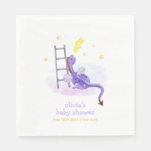 Serviette En Papier Baby shower d'étoiles Dragon Dreamy