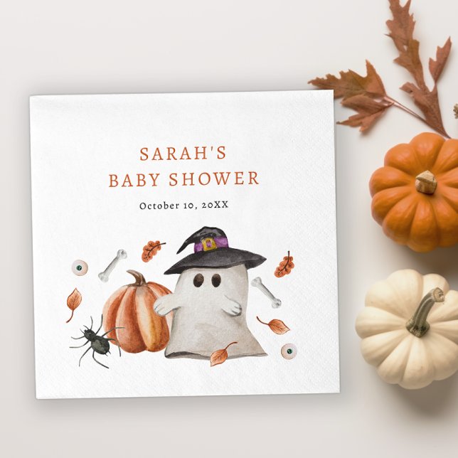Serviette En Papier Baby shower d'Halloween (Halloween Baby Shower Napkins
)