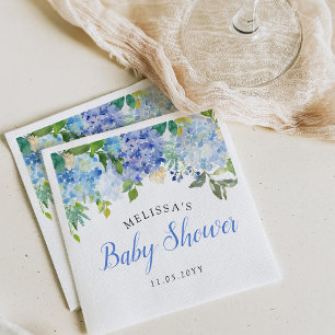 Serviette En Papier Baby shower du bouquet de fleur de la Caroline