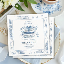 Baby-Shower « Dusty Blue Chinoiserie Nouveau chapi