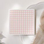 Serviette En Papier Baby shower En vichy fille rose<br><div class="desc">Ajoutez une touche de finesse à votre décor de baby shower avec ces élégantes serviettes en vichy roses.</div>