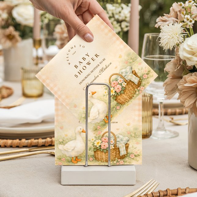 Serviette En Papier Baby Shower Fantaisiste et Rigolo pour la Naissanc (Créateur téléchargé)