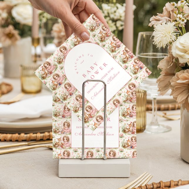 Serviette En Papier Baby Shower Fée Élégante (Créateur téléchargé)