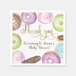 Serviette En Papier Baby shower fête Donut Anniversaire Bébé Révélatio