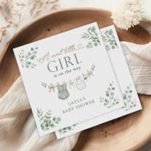 Baby-Shower Fille Ligne de Vêtements Bohème Neutre