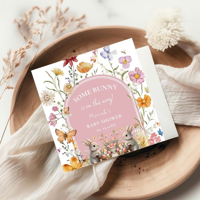 Serviette En Papier Baby shower Fleur sauvage de Pâques de YouTube (Créateur téléchargé)