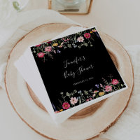 Baby shower Fleur sauvage multicouleur Garden