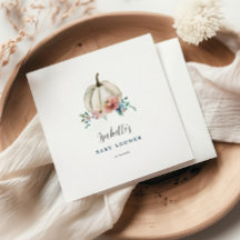 Baby Shower Floral à la Citrouille Tombez Amoureux