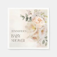 Baby shower floral d'automne