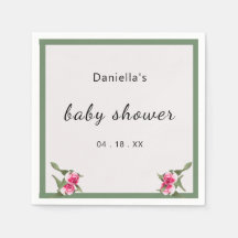Baby shower Floral Spray personnalisé