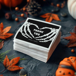 Serviette En Papier Baby shower gothique d'Halloween