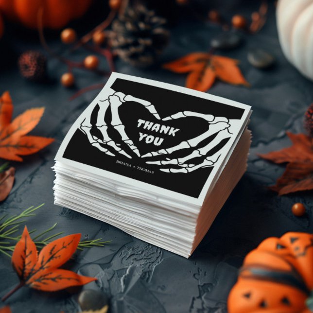 Serviette En Papier Baby shower gothique d'Halloween (Créateur téléchargé)