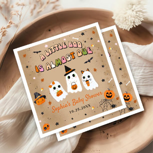 Serviette En Papier Baby shower Halloween Cute Ghost