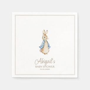 Serviette En Papier Baby Shower Lapin