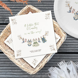Serviette En Papier Baby Shower Little Bit Of Country Linge de Maison