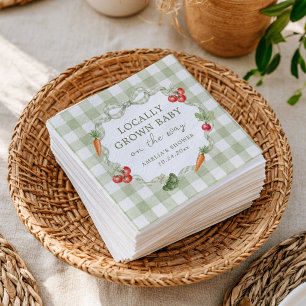 Serviette En Papier Baby Shower Marché de Fermier de Proximité