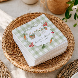 Serviette En Papier Baby Shower Marché de Fermier Local