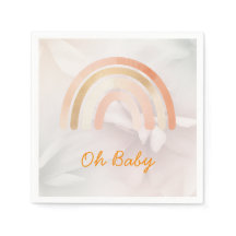 Baby shower minimaliste moderne Boho Rainbow