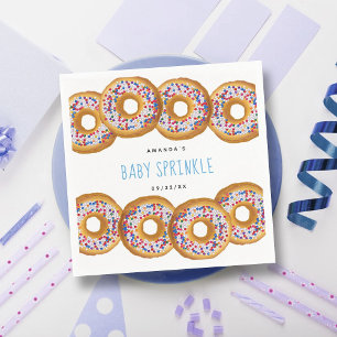 Serviette En Papier Baby shower moderne Donut Boys saupoudrer