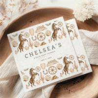 Baby shower moderne Western Rodeo Watercolor