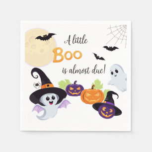 Serviette En Papier Baby shower Napkin papier pour Halloween Little Bo