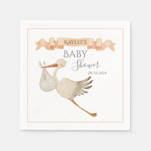 Serviette En Papier Baby shower neutre entre les sexes