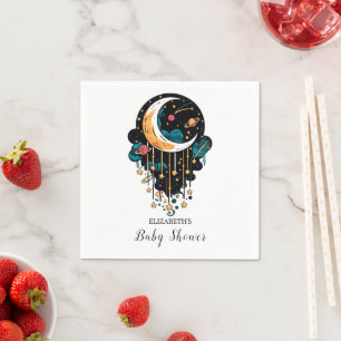 Serviette En Papier Baby shower Pastel Stars Enchanté