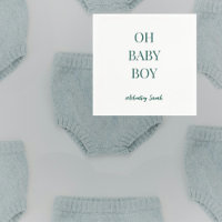 Baby Shower Personnalisé Bleu-vert pour Garçon
