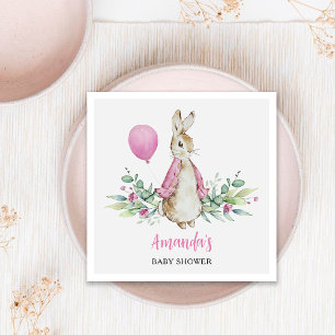 Serviette En Papier Baby shower Peter Rabbit