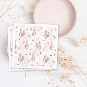 Serviette En Papier Baby shower Peter Rabbit