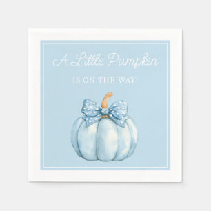 Serviette En Papier Baby shower pour un joli petit garçon citrouille b