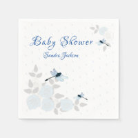 Baby shower Rose de dragonfly Boy