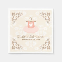 Baby shower rose Tutu Ballerina