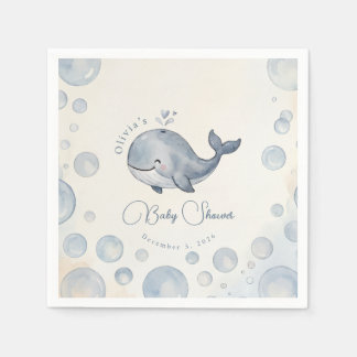 Serviette En Papier Baby Shower Sous les Mers