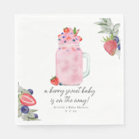Baby shower spécial Smoothie Berry