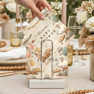 Serviette En Papier Baby-Shower Vintage de Course