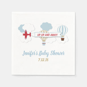 Serviette En Papier Baby showers haut et loin