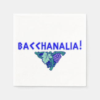 Serviette En Papier Bacchanalia !