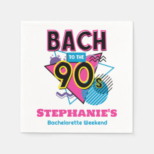 Serviette En Papier Bach au Bachelorette Party des années 90