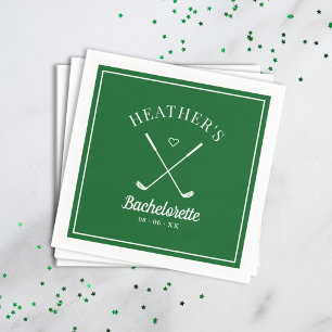 Serviette En Papier Bachelorette de golf dernier Swing